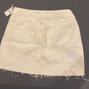 Pacsun Jean Skirt white size 28